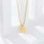 قلادة زفاف نسائية عالية الجودة مصنوعة من الفولاذ المقاوم للصدأ ومطلية بالذهب عيار 18 قيراطًا thumbnail 3