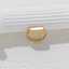 Long Shell Gold-Plated Stainless Steel Pearl Fashion Jewelry Ring thumbnail 2