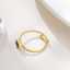Cincin perhiasan modis yang dapat disesuaikan desain wanita baja tahan karat zirkonium berlian berlapis emas 18k berkualitas tinggi thumbnail 3