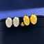 Lonceen Sleek Lustrous Bean-Shaped Stud Earrings (18K Gold & Silver Plated) thumbnail 3