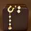 Lonceen Lucky Horseshoe Zircon & Pearl Drop Earrings thumbnail 1