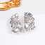 18k Gold Plated Copper Zircon Earrings Multi-Color Cluster for Women thumbnail 1