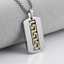 TikTok Hot-selling Wholesale New Design Fashionable 18K Gold-plated Rectangular Pendant for Men thumbnail 2