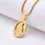 TikTok Hot Selling 18k Gold Virgin Mary Charm Pendant Men's Gold Jewelry Wholesale thumbnail 1