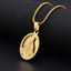 TikTok Hot Selling 18k Gold Virgin Mary Charm Pendant Men's Gold Jewelry Wholesale thumbnail 3