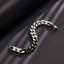 Stainless steel Cuban chain, silver-plated, black, retro, custom-made HipHop fashion jewelry, men's bracelet thumbnail 3