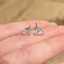 Elegant 925 Silver VVS Moissanite Stud Earrings for Daily Luxury thumbnail 2