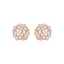 White Enamel Flower Stainless Steel Stud Earrings for Women thumbnail 2