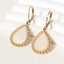 Stainless Steel Earrings White Shell Hoop thumbnail 1