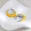 Lonceen Yellow Stainless Steel Earrings for Women thumbnail 1