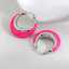 Lonceen Barbie Pink Stainless Steel Earrings for Women thumbnail 2