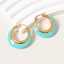 Lonceen Stainless Steel Earrings Tiffany Blue 318 thumbnail 2