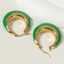 Lonceen Green Stainless Steel Earrings for Women thumbnail 3