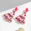 Anting-anting Akrilik Bentuk Pohon Natal Berkilau Warna-warni thumbnail 3