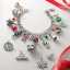 Kalung Liontin Kepingan Salju Stainless Steel Natal thumbnail 1