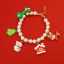 Collier pour chat en perles de Noël avec design luxueux et ajustable thumbnail 2