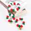Pet Christmas Cat Fur Ball Necklace Pendant Elastic Bell Accessory Cute Cat Collar Japan & Korea Style Color Blocking Pattern thumbnail 3
