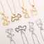 Collier pour enfant avec pendentif chiot en zircon plaqué or 18 carats thumbnail 3