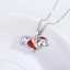 Collier pendentif teckel de Noël en argent sterling 925 thumbnail 3