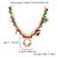 Collier de Noël en alliage pour filles, bijou tendance, cadeau thumbnail 2