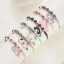 Bracelet tissé chat de dessin animé pour filles, bijou d'amitié fait main thumbnail 1