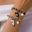 Bracelet tissé chat de dessin animé pour filles, bijou d'amitié fait main thumbnail 3