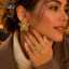 Classic Hollow Beaded Zircon Christmas Jewelry Set thumbnail 1