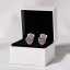925 Sterling Silver Pink Heart Necklace and Earrings Set thumbnail 3