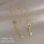 18K Gold Plated Heart and Key Necklace thumbnail 2