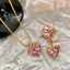 Pink Heart Crystal Zircon Jewelry Set thumbnail 2