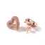 Iced Out CZ Hollow Heart Hip Hop Jewelry Set thumbnail 2