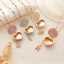 Cute Heart Locket Necklace for Girls Pink Blue Enamel thumbnail 3