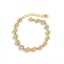 316 Stainless Steel Heart Zircon Tennis Bracelet thumbnail 1