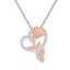 Gold Rose Love Pendant Necklace for Valentine’s Day thumbnail 1