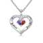 Custom 925 Sterling Silver Heart Necklace thumbnail 2