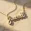 Custom Name Moissanite Necklace in 14K Gold thumbnail 3