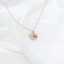 Double Heart Zircon Necklace in 925 Sterling Silver thumbnail 2