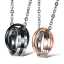 Marlary Love Ring Couple Necklace Stainless Steel Necklace Hot Sale Couple Necklace for Wedding Romantic Valentine's Day Gift thumbnail 1