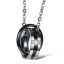 Marlary Love Ring Couple Necklace Stainless Steel Necklace Hot Sale Couple Necklace for Wedding Romantic Valentine's Day Gift thumbnail 2