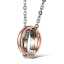 Marlary Love Ring Couple Necklace Stainless Steel Necklace Hot Sale Couple Necklace for Wedding Romantic Valentine's Day Gift thumbnail 3