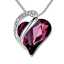 Infinity Love Heart Pendant Necklace with Birthstone Crystals Jewelry Gifts Necklace for Women thumbnail 3