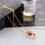Fashion Simple Rose Gold Plated Love Stainless Steel Necklace for Women Double Chain Necklace for Girl thumbnail 3