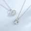 Wholesale Mossanite Lab Diamond 925 Sterling SilverChain Jewelry Gold 0.3-1CT Moissanite Love Pendant Necklace for Women thumbnail 2