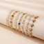 Romantic 18K Gold Color Bracelet Nice Popular Fashion Design Copper Jewelry with for Women for Wedding Party and Gift thumbnail 2