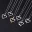 love Heart Pendant Chain Jewelry European and American Fashion Hot Selling Elegance Birthstone Necklace for Mother Birthday Gift thumbnail 1