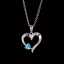 love Heart Pendant Chain Jewelry European and American Fashion Hot Selling Elegance Birthstone Necklace for Mother Birthday Gift thumbnail 3