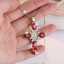 Hot Sale Creative Personalized Holiday Pendant Jewelry Sparkling Full Diamonds Madonna Cross Pendant Necklace Gifts for Women thumbnail 2