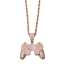 Hot Selling Men Brass Alloy  Pendant Iced Out Cubic Zircon Necklace Hip Hop Gift Jewelry Bling Bling Gifts thumbnail 3