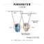 Customized Stainless Steel Necklace for Men and Women Trendy Gold Plated Zircon Stones Unisex Gift for Parties and Couples thumbnail 2