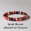 Wholesale Red Glass Bracelet Couple Handmade Crystal Stone Bracelet Women Fashion Bracelets Jewelry Gift thumbnail 1
